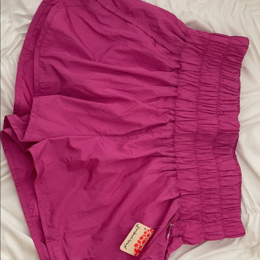 Free People Pink Violet Way Home Shorts